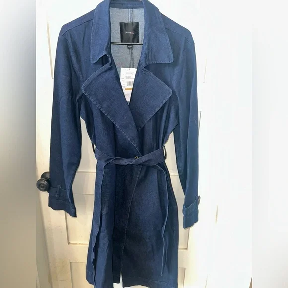 Skinnygirl Denim Trench Coat - Picture 8 of 9